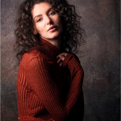 A studio portrait  of Ashleigh