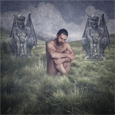 A horror composite image.
